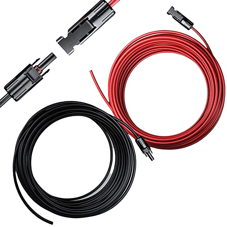 Удлинительный кабель для солнечных батарей 12AWG из луженой бескислородной меди